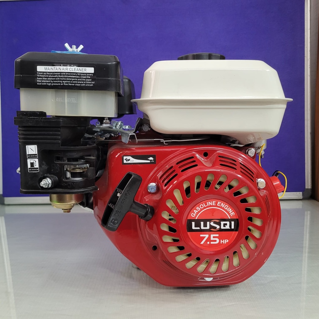 LUSQI 7.5 HP OHV Horizontal Shaft Gasoline Engine