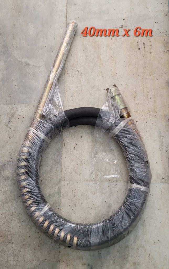 40mm x 6m Concrete Vibrator Needle | Petrol Engine Compatible