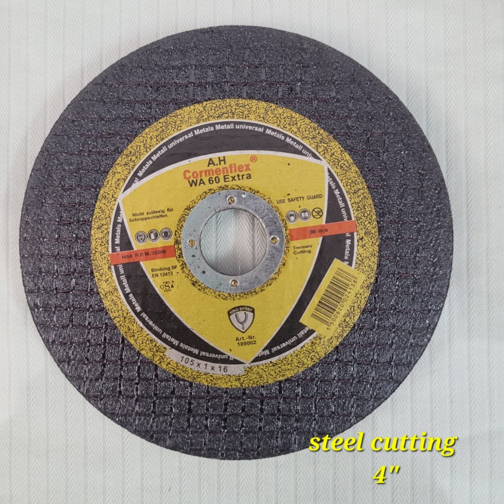 Cormenflex 4-Inch Steel Cutting Wheel (105x1x16mm) Ultra-Thin
